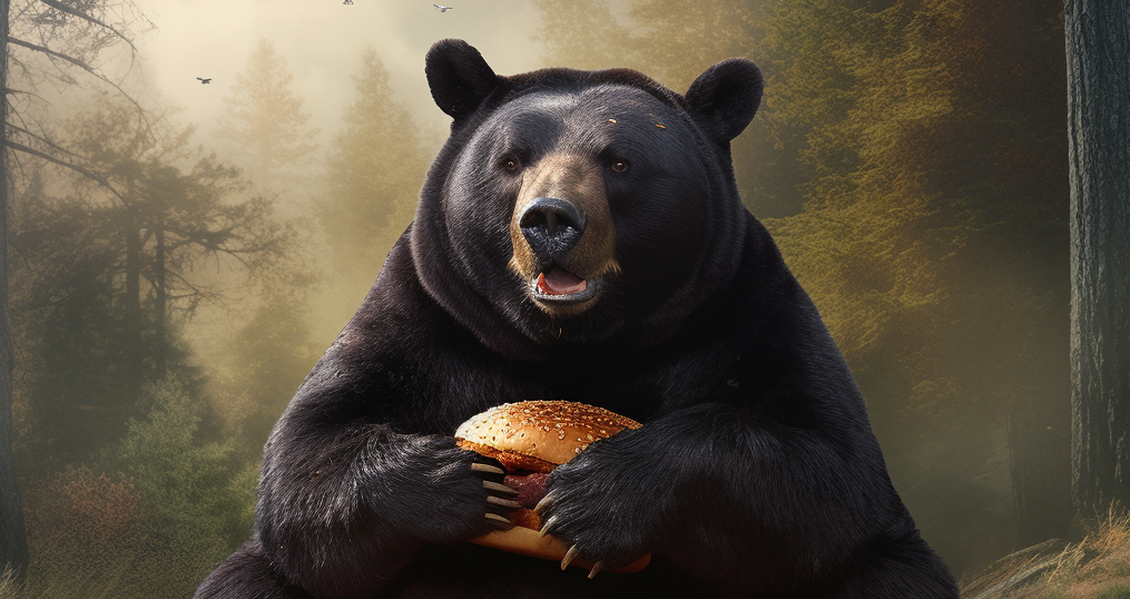 Bear Eating